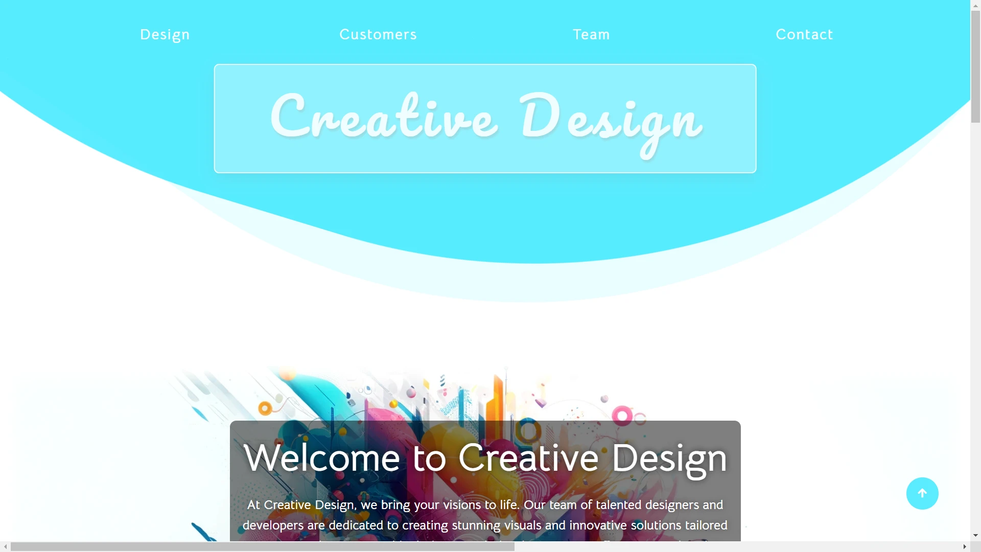 Creative Design Agency - Visually stunning portfolio for a graphic design agency